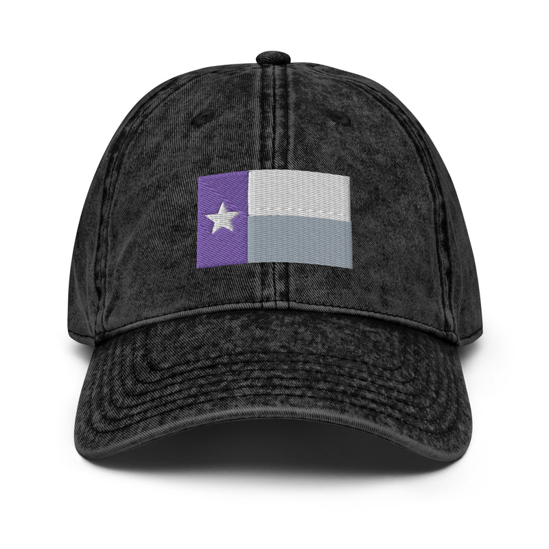 Purple Texas Flag Faded Dad Hat