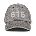 616 Grand Rapids MI Faded Dad Hat