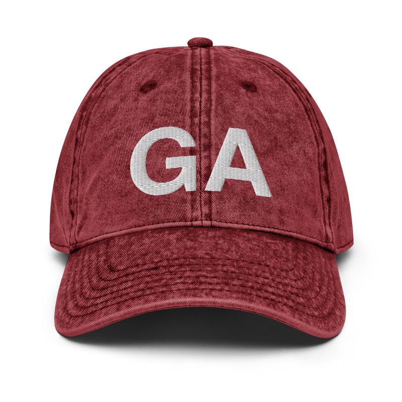 Georgia GA Faded Dad Hat