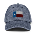 Maroon Texas Flag Faded Dad Hat