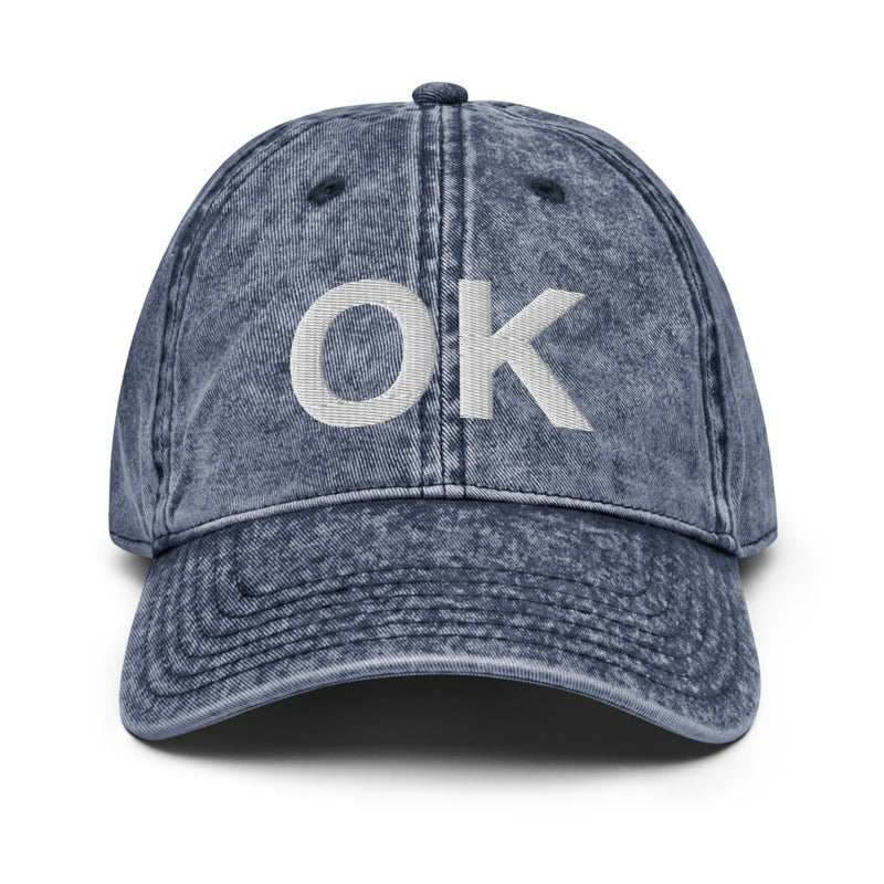 Oklahoma OK Faded Dad Hat