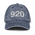 920 Green Bay Area Code Faded Dad Hat
