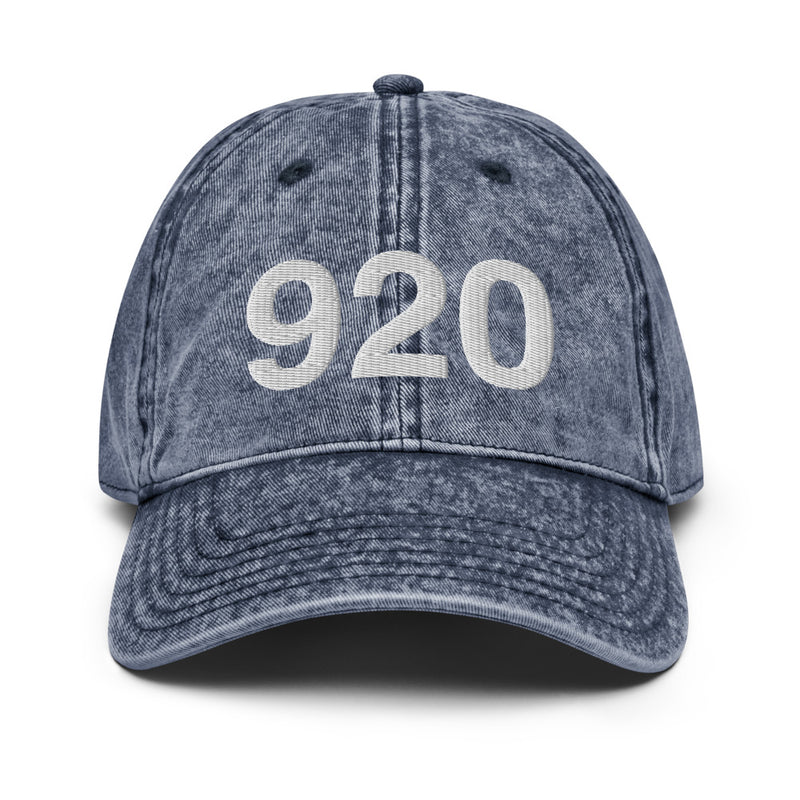 920 Green Bay Area Code Faded Dad Hat