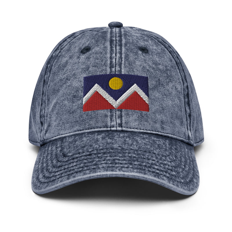 Denver Colorado Flag Faded  Dad Hat