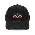 Denver Colorado Flag Corduroy Hat
