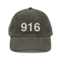 916 Sacramento Area Code Corduroy Hat