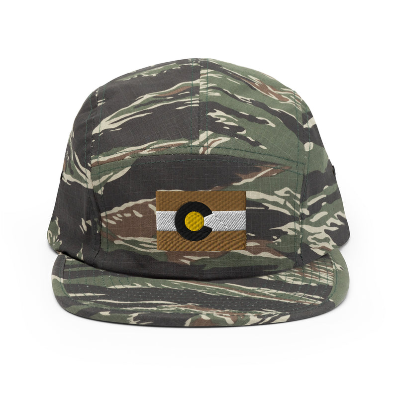 Boulder Colorado Flag Camper Hat