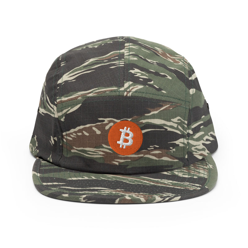 Bitcoin Logo Camper Hat