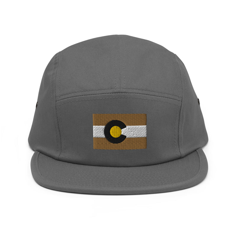 Boulder Colorado Flag Camper Hat