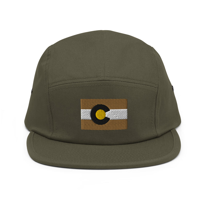 Boulder Colorado Flag Camper Hat