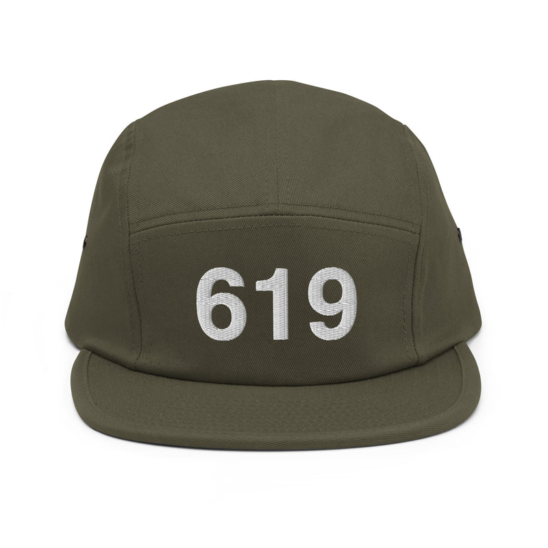 619 San Diego CA Area Code Camper Hat