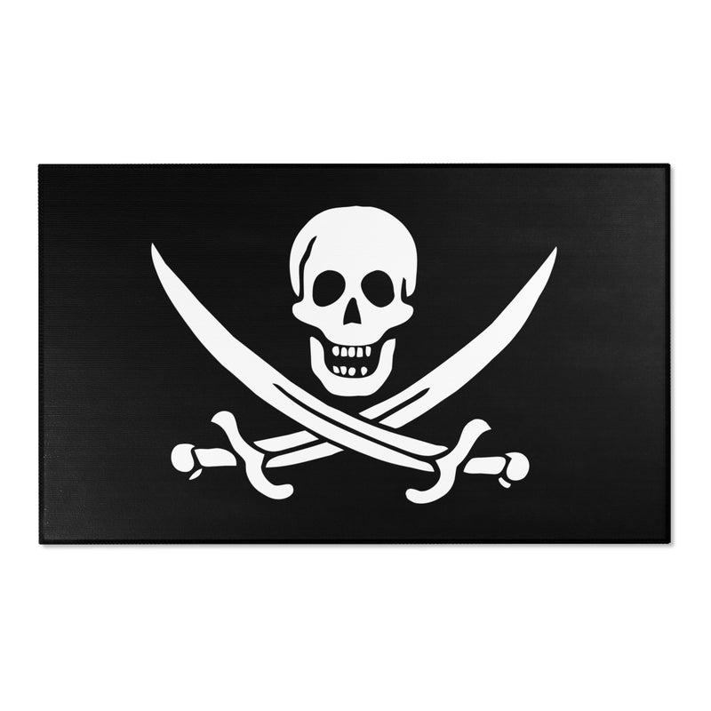 Calico Jack Pirate Flag Area Rugs