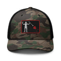 Blackbeard Pirate Flag Camouflage Trucker Hat