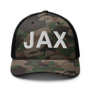 JAX Jacksonville Airport Camo Trucker Hat
