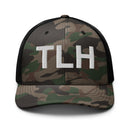 TLH Tallahassee Airport Code Camo Trucker Hat
