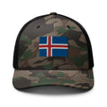 Iceland Flag Camo Trucker Hat