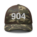 904 Jacksonville Area Code Camo Trucker Hat