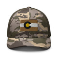 Boulder Colorado Flag Camo Trucker Hat