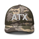 ATX Austin TX City Code Camo Trucker Hat