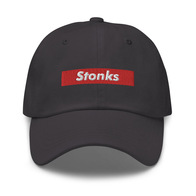 Stonks Box Logo Dad Hat