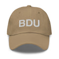 BDU Boulder Airport Code Dad Hat