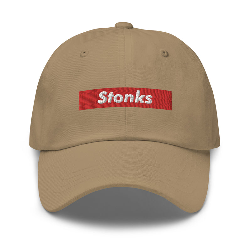 Stonks Box Logo Dad Hat