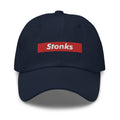 Stonks Box Logo Dad Hat