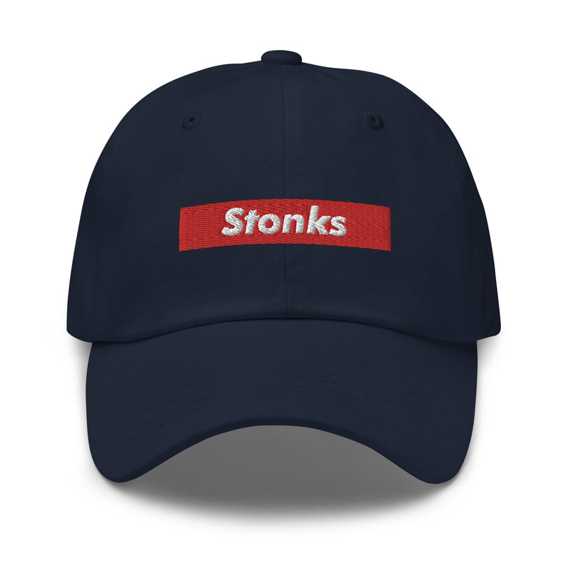 Stonks Box Logo Dad Hat