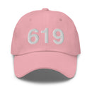 619 San Diego CA Area Code Dad Hat