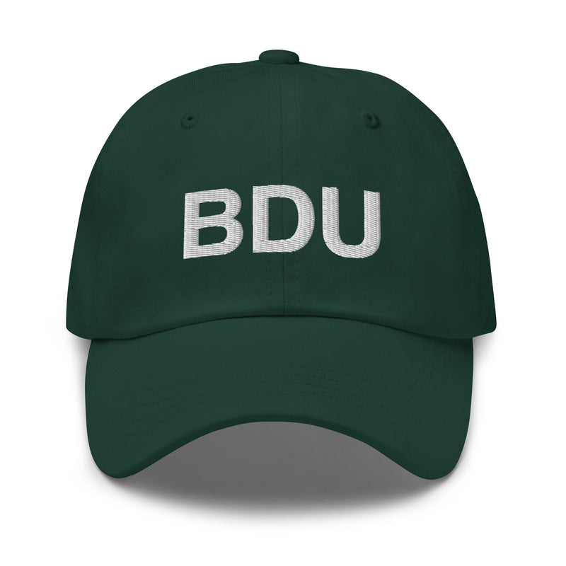 BDU Boulder Airport Code Dad Hat