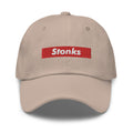 Stonks Box Logo Dad Hat