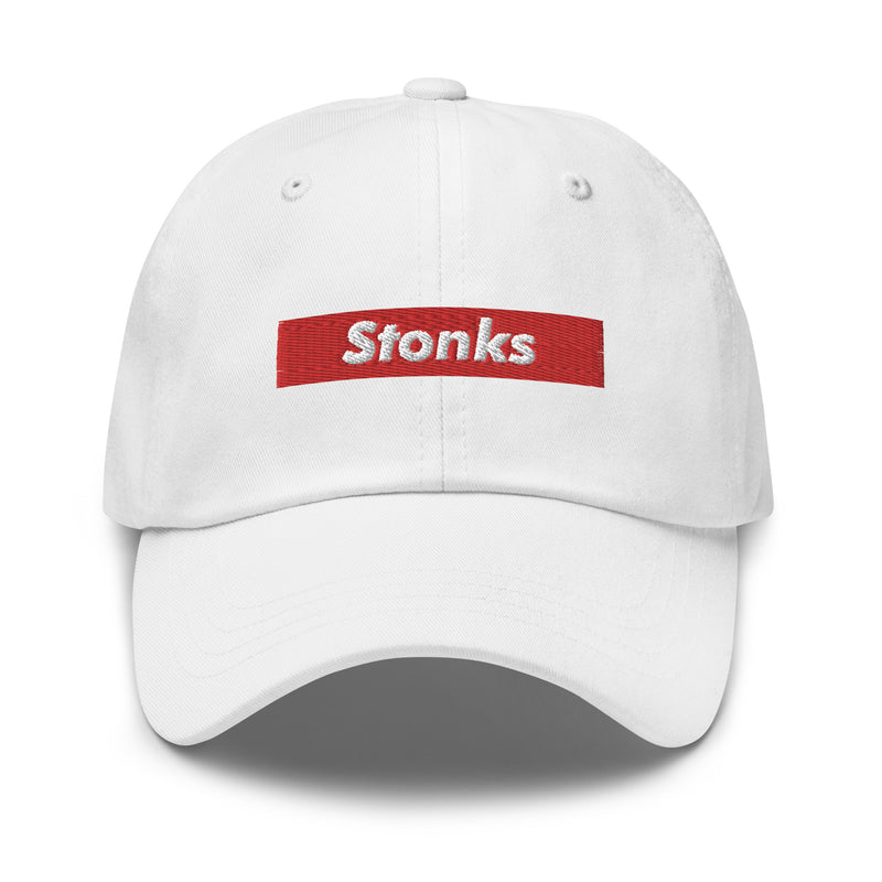 Stonks Box Logo Dad Hat