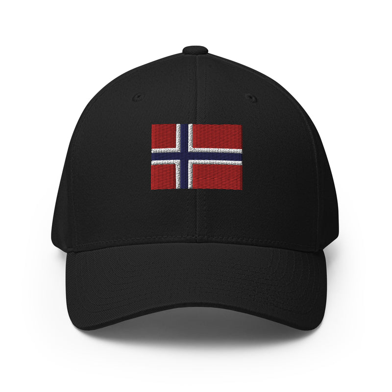 Norway Flag Closed Back  Hat.
