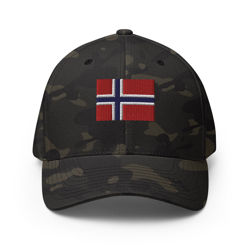 Norway Flag Closed Back  Hat.