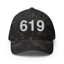 619 San Diego CA Area Code Closed Back Hat