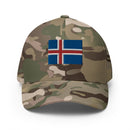 Iceland Flag Closed Back Hat