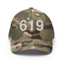 619 San Diego CA Area Code Closed Back Hat