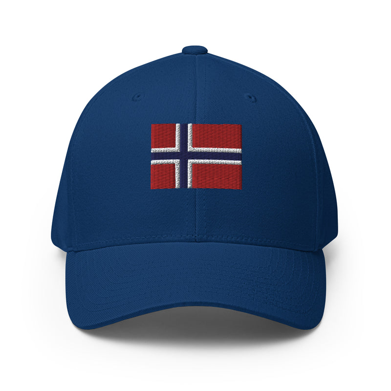 Norway Flag Closed Back  Hat.