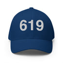 619 San Diego CA Area Code Closed Back Hat