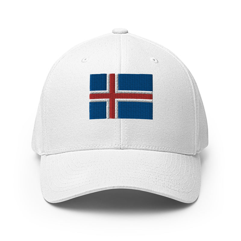 Iceland Flag Closed Back Hat
