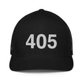 405 Oklahoma Area Code Closed Back Trucker Hat