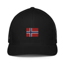Norway Flag Closed Back Trucker Hat
