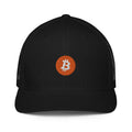 Bitcoin Logo Closed Back Trucker Hat