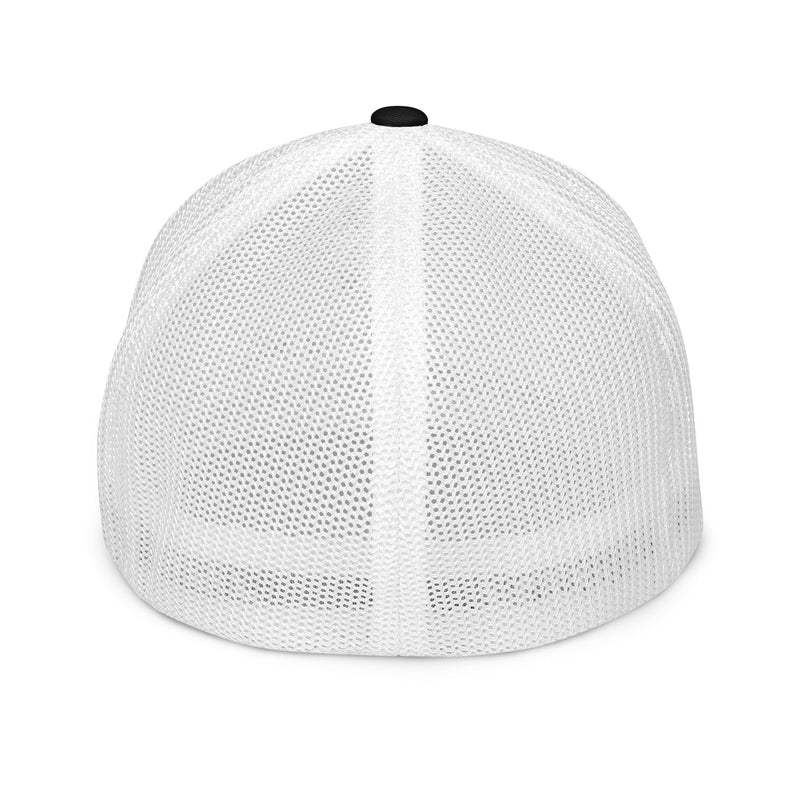 Orange and White SYR Syracuse Airport Code Closed Back Trucker Hat