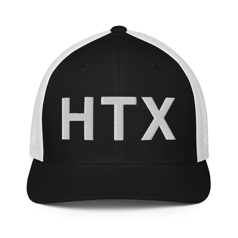 HTX Houston Texas Closed Back Trucker Hat