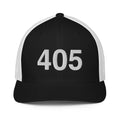 405 Oklahoma Area Code Closed Back Trucker Hat