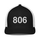 806 Texas Panhandle Area Code Closed Back Trucker Hat