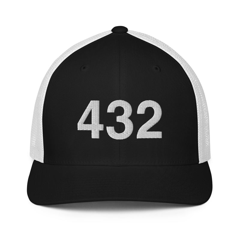 432 West Texas Area Code Closed Back Trucker Hat