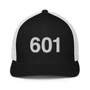 601 Jackson Mississippi Area Code Closed Back Trucker Hat