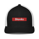 Stonks Box Logo Closed Back Trucker Hat